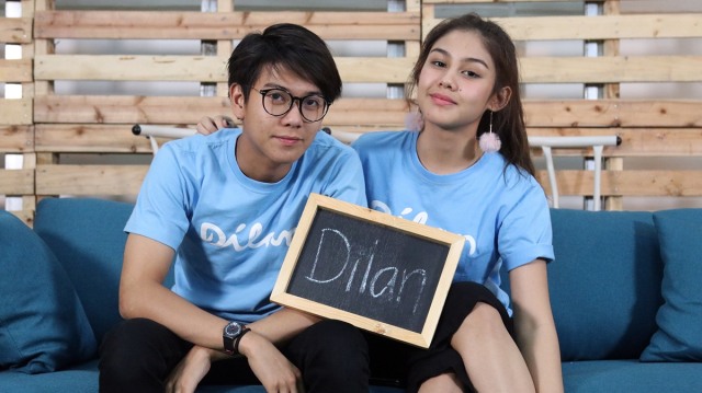 Pemain Film Dilan 1990 (Foto: Garin Gustavian Irawan/kumparan)