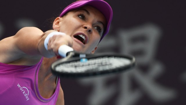 Agnieszka Radwanska di China Open 2017. (Foto: GREG BAKER / AFP)
