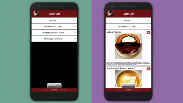 Art of Coffee. (Foto: Play Store Art of Coffee.)