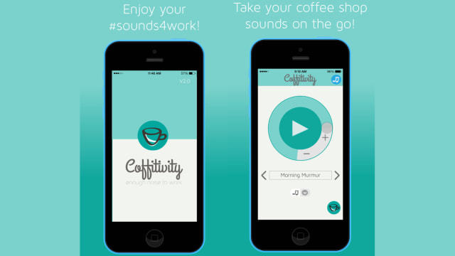 Coffitivity. (Foto: App Store Coffitivity.)