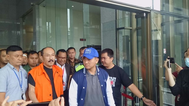 Fredrich Yunadi resmi tersangka KPK. (Foto: Adhim Mugni Mubaroq/kumparan)