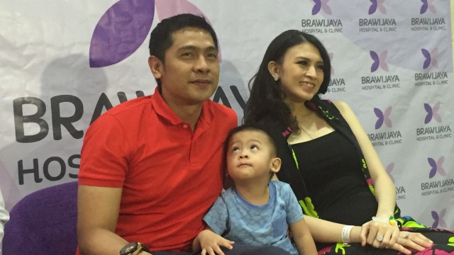 Donita dan Adi Nugroho di RSIA Brawijaya (Foto: Adinda Githa/kumparan)