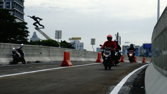 Flyover Pancoran dibuka (Foto: Jamal Ramadhan/kumparan)