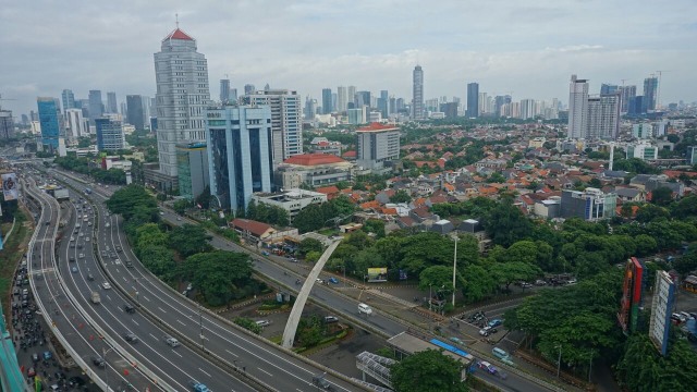 Flyover Pancoran. (Foto: Jamal Ramadhan/kumparan)