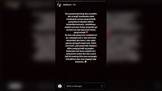 Screenshot Stella  (Foto: Instagram @Stellacor)