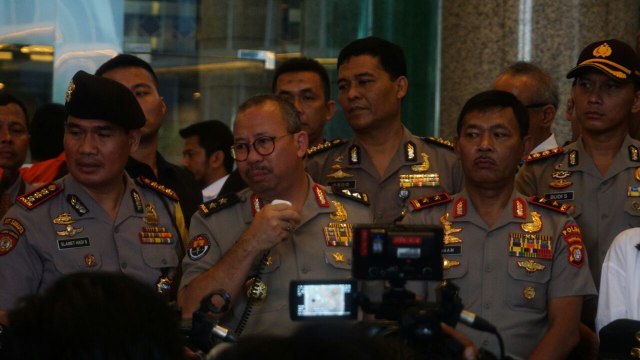 Irjen Pol Setyo Wasisto di gedung BEI (Foto: Jamal Ramadhan/kumparan)