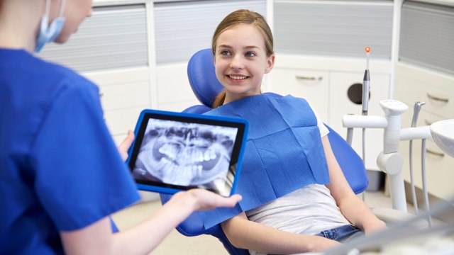 Sinar x pada gigi (Foto: Thinkstock)