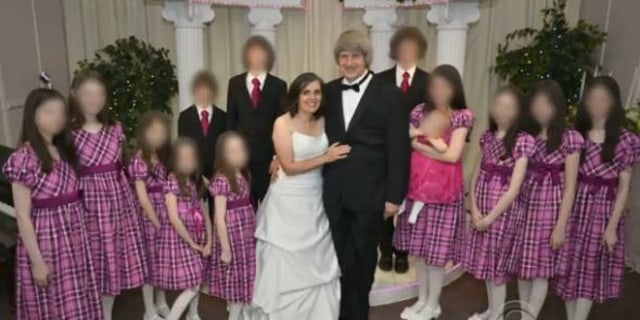 Pasangan Turpin dan 13 anaknya (Foto: Facebook/Amy Wood)