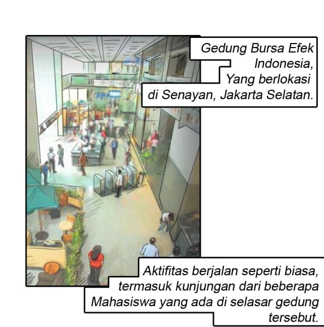 Komik: Tentang Ambruknya Selasar Bursa Efek Indonesia (1)