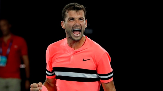 Dimitrov dibuat ketar-ketir McDonald. Foto: Reuters/Issei Kato