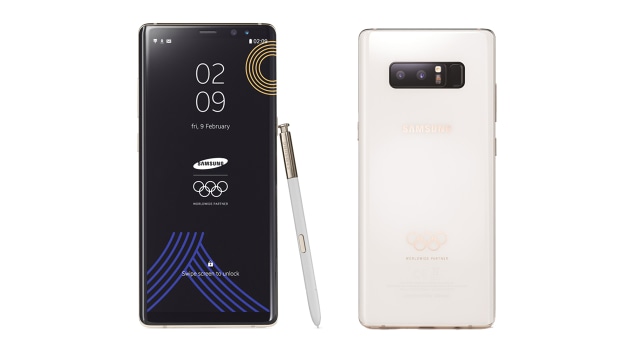 Samsung Galaxy Note 8 edisi Olimpiade. (Foto: Samsung)