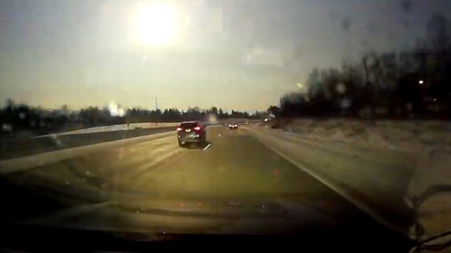 Meteor di Michigan, Amerika Serikat (Foto: Reuters/Mike Austin)