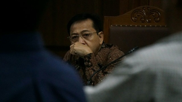 Sidang Setya Novanto di Pengadilan Tipikor. Foto: Helmi Afandi/kumparan