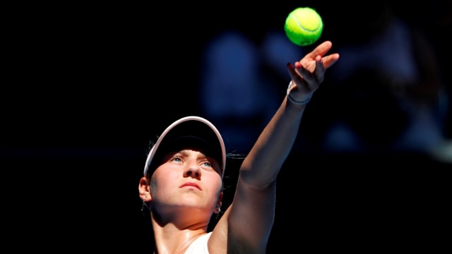 Bocah ajaib itu bernama Marta Kostyuk. (Foto: Reuters/Edgar Su)