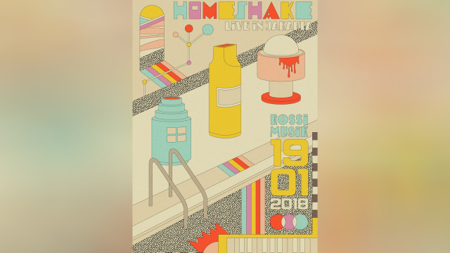 Poster konser Homeshake di Jakarta. (Foto: Dok. Studiorama)