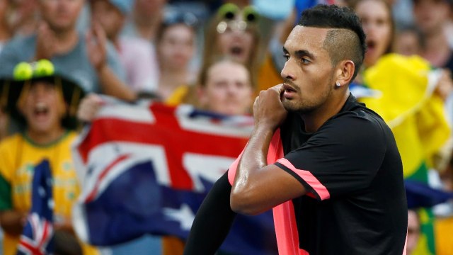 Nick Kyrgios di AT 2018. (Foto: REUTERS/Thomas Peter)