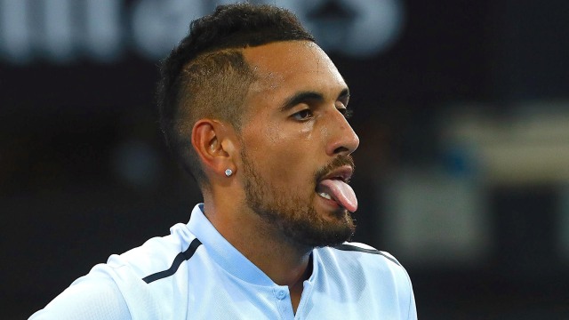 Nick Kyrgios di Brisbane International 2017. (Foto: REUTERS/Patrick Hamilton)