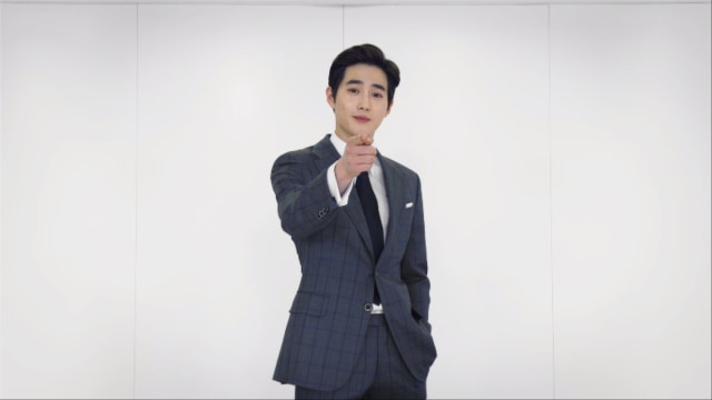 Suho EXO. (Foto: Twitter/nextin2018)