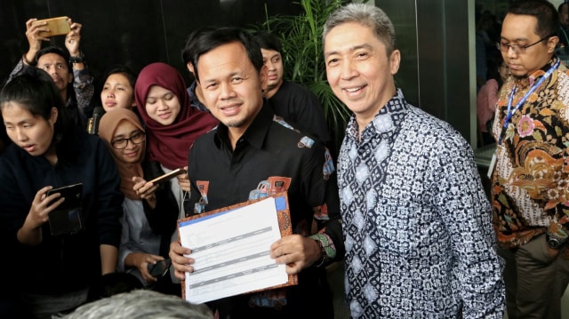 Bima Arya dan Dedie A Rachim (Foto:  Puti Cinintya Arie Safitri/kumparan)