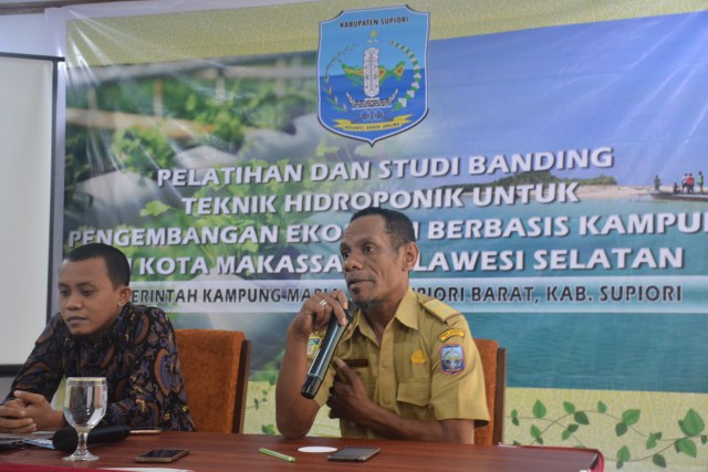 Warga Kampung Mapia Papua Belajar Teknik Hidroponik di Kota Makassar (2)