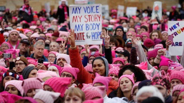 The Pussyhat Women's March Foto: Reuters/Shannon Stapleton