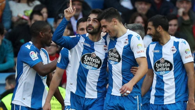 Ilustrasi Pemain Deportivo La Coruna. Foto: REUTERS/Sergio Perez
