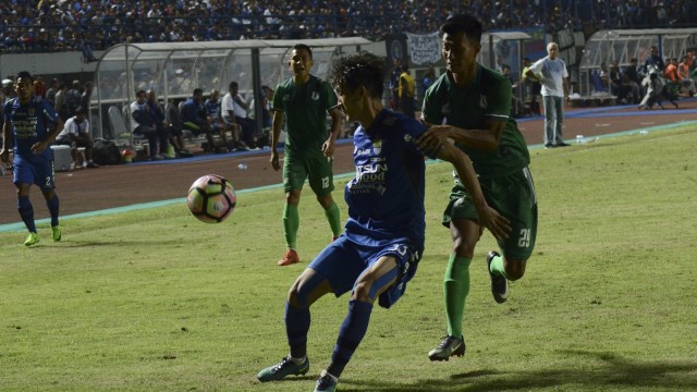 Gelandang Persib, In-kyun Oh. (Foto: Raisan Al Farisi/Antara)
