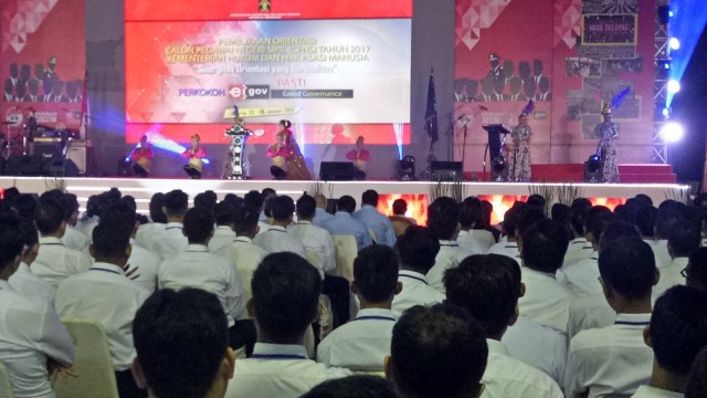 Orientasi CPNS Kemenkumham (Foto:  Rizki Mubarok/kumparan)
