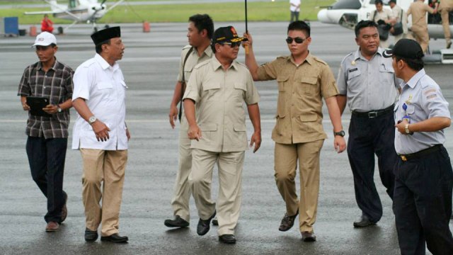 Fernando Wowor bersama Prabowo Subianto (Foto: Facebook/ @Fernando Wowor)