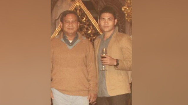 Fernando Wowor bersama Prabowo Subianto (Foto: Facebook/ @Fernando Wowor)