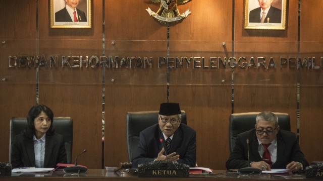 Sidang DKPP RI Foto: Aprillio Akbar/Antara