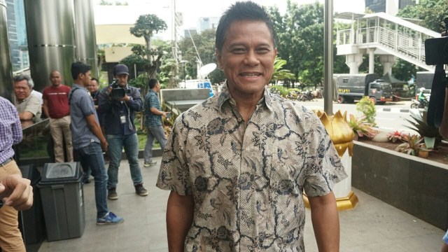 Dirut PT MRA, Soetikno Soedarjo di Gedung KPK (Foto: Irfan Adi Saputra/kumparan)