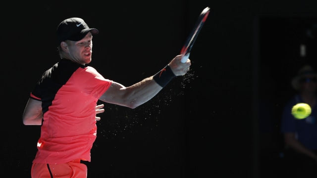 Kyle Edmund ke semifinal Australia Terbuka 2018. (Foto: REUTERS/Issei Kato)