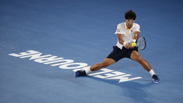 Petenis Korea Selatan, Chung Hyeon. (Foto: REUTERS/Toru Hanai)