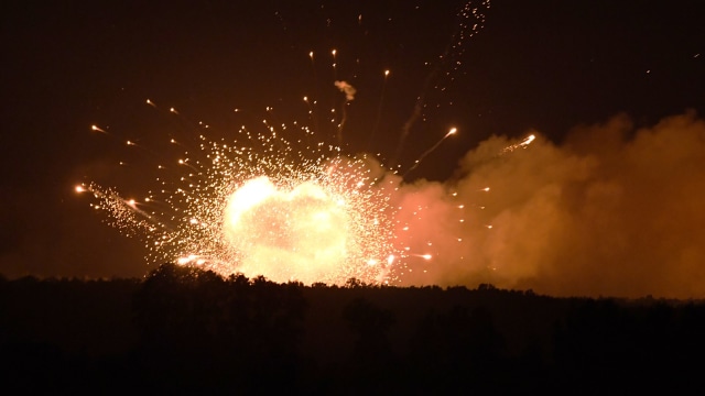 Ilustrasi Ledakan. (Foto: AFP/Sergei Supinsky)