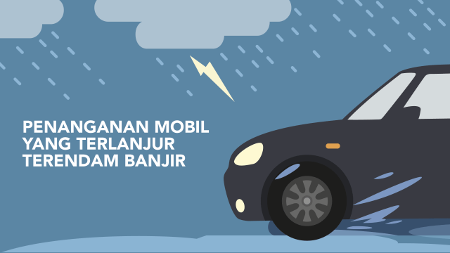 Penanganan mobil yang terlanjur terendam banjir (Foto: Sabryna Putri Muviola )