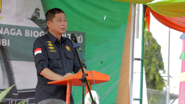 Peresmian PLTBg Asian Agri di Jambi (Foto: Jafrianto/kumparan)