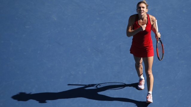 Halep lolos ke semifinal Australia Terbuka 2018. (Foto: REUTERS/Toru Hanai)