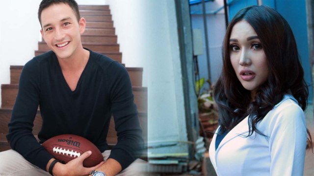 Kolase foto Mike Lewis dan Lucinta Luna (Foto: Instagram @mike_lewis, Munady Widjaja)