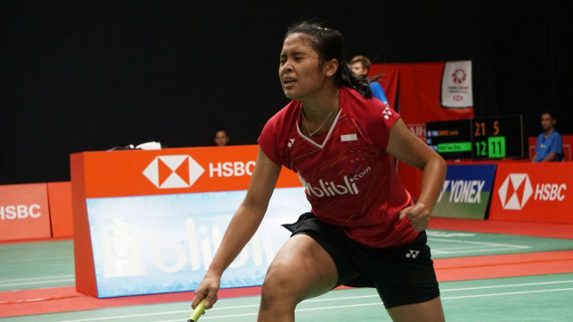 Gregoria Mariska vs Goh Jin Wei (Foto: Nugroho Sejati/kumparan)