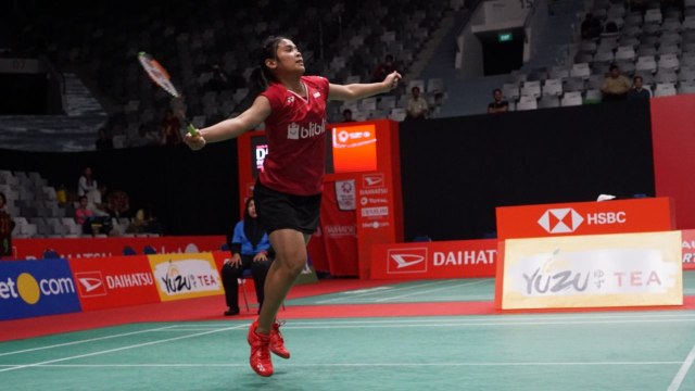 Gregoria Mariska vs Goh Jin Wei (Foto: Nugroho Sejati/kumparan)