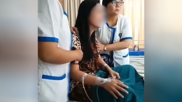 Pelecehan seksual oleh perawat di rumah sakit. (Foto: Instagram @thelovewidya)