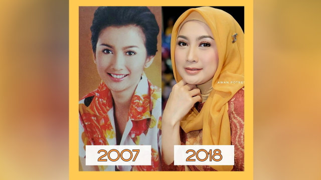 Desy Ratnasari dulu dan sekarang (Foto: Instagram @desyratnasari_eksklusif)