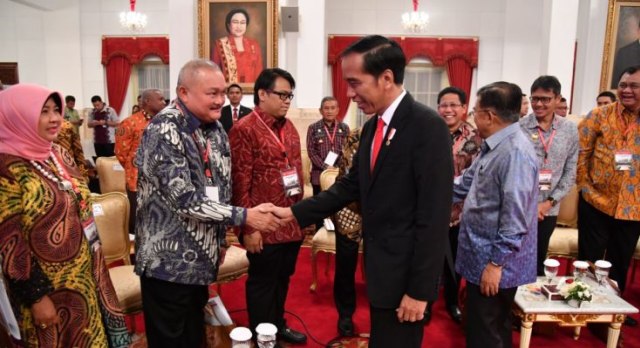 Gubernur Sumsel Alex Noerdin Hadiri Rapat Kerja Bersama Presiden 