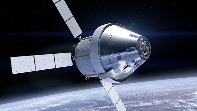Pesawat Luar Angkasa Orion. (Foto: NASA via Wikimedia Commons)
