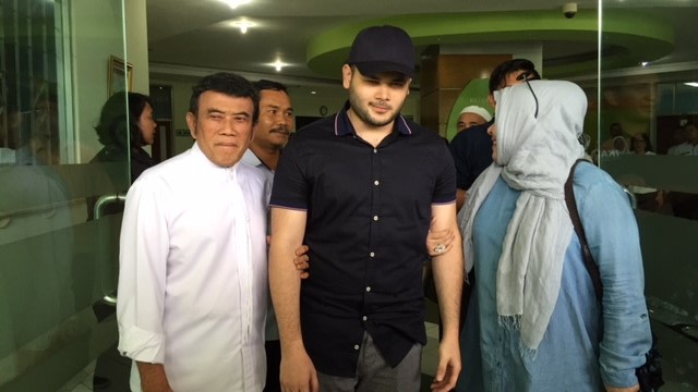 Penjemputan Ridho Rhoma (Foto:  Giovanni/kumparan)