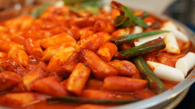 Makanan Korea Tteokbokki. (Foto: Thinkstock)