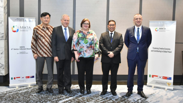 Pertemuan MIKTA di Yogjakarta (Foto: Dok. Kementerian Luar Negeri)