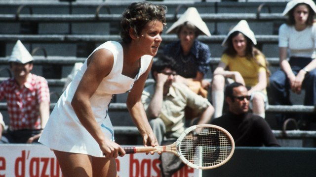 Evonne bertanding di Prancis Terbuka 1973. (Foto: AFP)