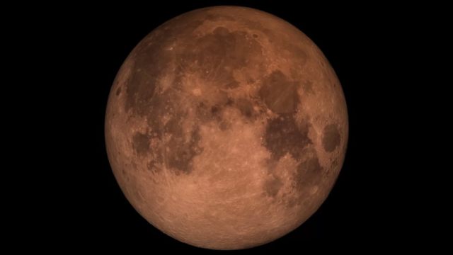 Bulan Merah (Foto: Dok. NASA)